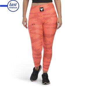 UNDER ARMOUR Tangerine Heat Gear Ankle Leggings